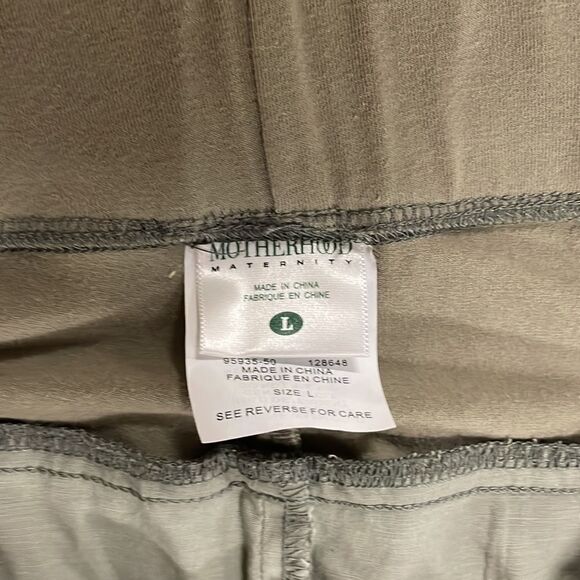 Motherhood Army Green Maternity Skort - Picture 3 of 11